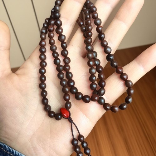 摇钱树木栾树子手串108颗佛珠念珠手持男女款情侣多圈手链礼物DIY - 图2