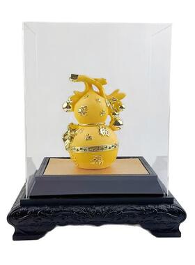 百福临门摆件中式开门红活动礼品家居摆件绒沙金保险年会工艺礼品