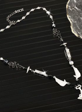 玩物制造  VSCH荆棘幸运星笑脸项链 国潮嘻哈说唱个性气质优雅潮