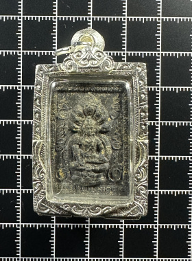 泰式特色正品保证龙婆禅南2550邮票泽度金粉质一庙发行纯银外壳