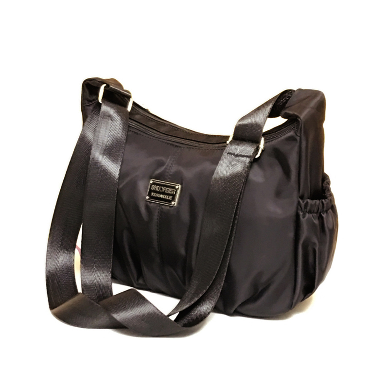 2024新款尼龙布斜挎包女时尚潮中年女包包韩版单肩帆布妈妈包百搭,淘宝优惠券,粉丝福利购,淘宝优惠卷