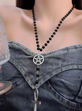 轻奢配饰高级小众设计感毛衣链