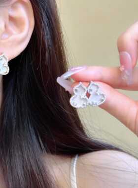 气质轻奢可调节超仙戒指微镶贝壳