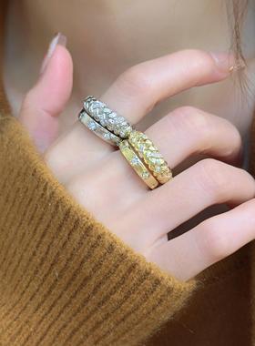 复古风轻奢简约食指戒指环中性