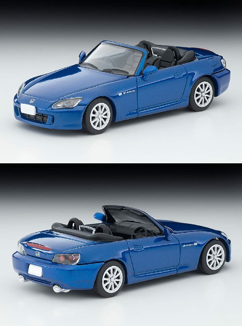 TOMYTEC合金车模型 TLV多美卡1:64本田S2000敞篷跑车LV-N280a b-图0