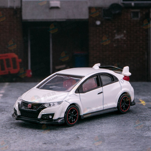 TOMICA多美卡合金车模型玩具 本田思域FK2黑盒44 37 Civic Type R - 图0