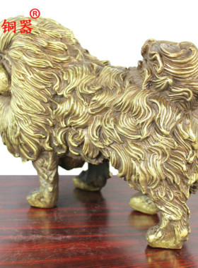 宇卓铜器纯铜藏獒黄铜装饰摆设