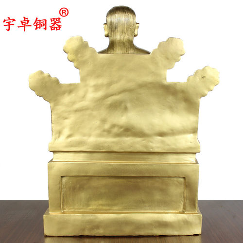 宇卓铜器纯铜玄武大帝真武大帝铜像工艺品摆件黄铜玄武大帝 - 图2