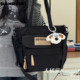 Junior high school student crossbody bag tutoring canvas bag