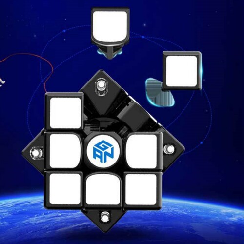 正品Gan356air M磁力XS三阶魔方3阶磁铁专业速拧比赛顺滑好转玩具 - 图1