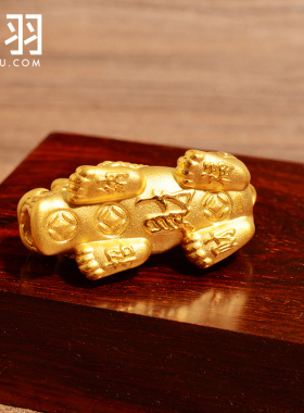 谁羽珠宝3d硬金中国结钱币钱转运