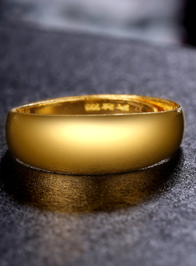 珠宝活口福字黄金戒指