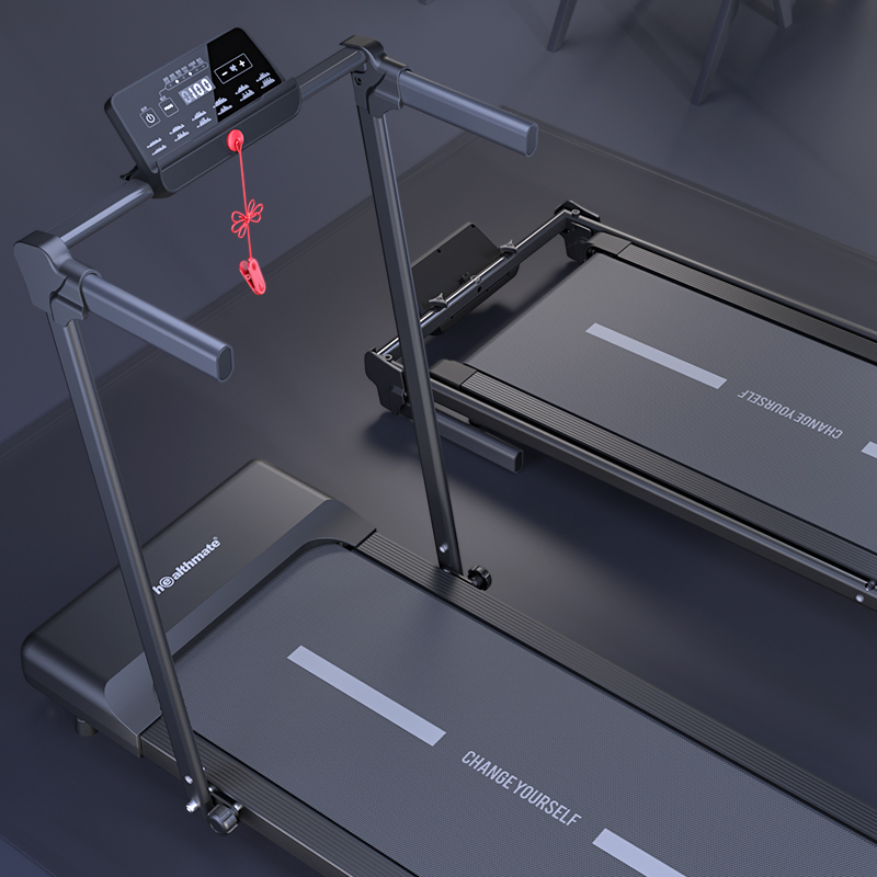 海斯曼平板跑步机家用小型室内智能家庭电动器材可折叠走步机-图1