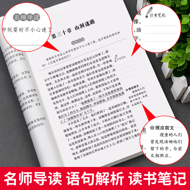 汤姆索亚历险记正版原著马克吐温作品语文课程化阅读名著人民文学教育读本天地出版社青少年版五年级六年级课外书下册必读完整版td - 图1