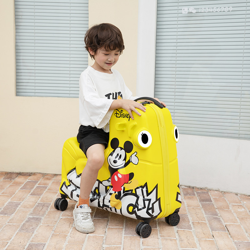 大途儿童20男骑行子女万向轮拉杆箱 垄垒箱包旅行箱