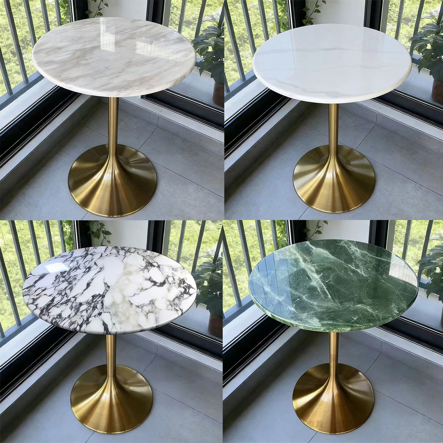 大理石小圆桌奶茶甜品店洽谈民宿咖啡西餐厅轻奢休闲清吧酒店商用,淘宝优惠券,粉丝福利购,淘宝优惠卷