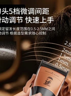 比尔5C外转子无刷高速油头电推剪
