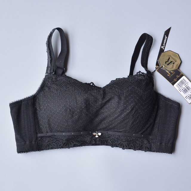 June Rose Bra 6118 Genuine Bandeau Style Anti-Exposed No Steel Ring Medium Thick AB Cup Push-Up Underwear Bra