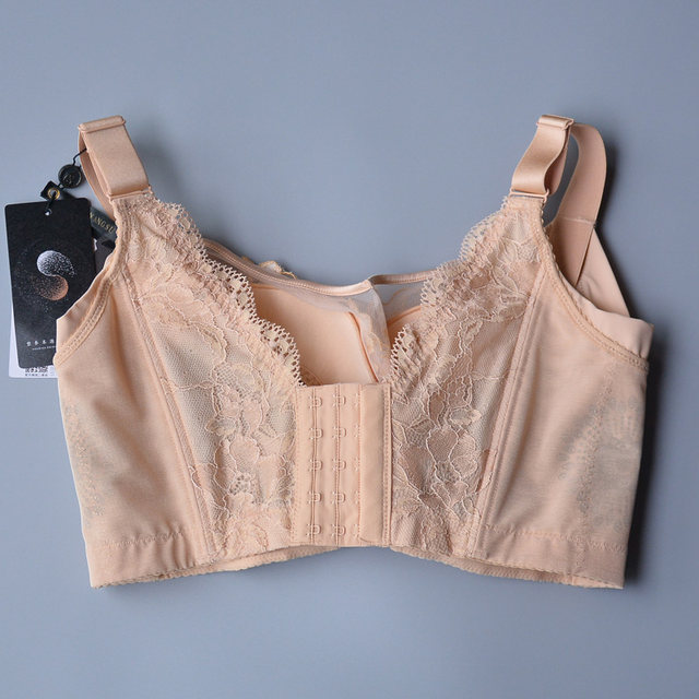 June Rose 8153 Bra D Cup Oxygen Sculpting Body Bra Large Breast Thin Full Cup Show Small Adjustable Bra