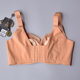 June Rose 8353 Oxygen Plastic Bra CDE Thin Cup Big Breast Show Small Push-up Side Retract Soft Steel Ring Adjustable Bra