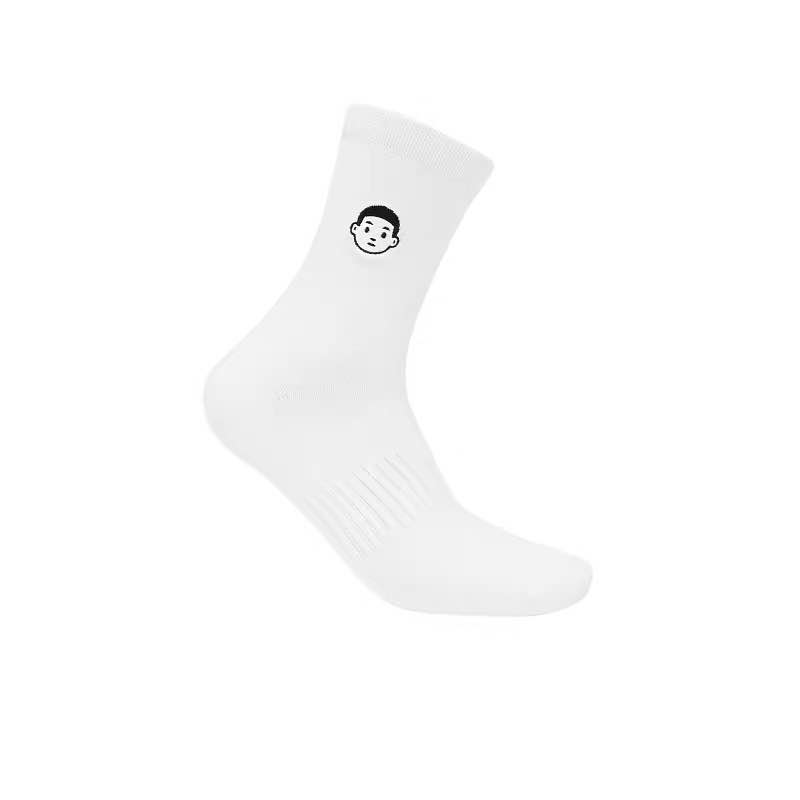 New BalanceNB联名Noritake袜子黑白色刺绣长袜LAS1201W LAS0 - 图3