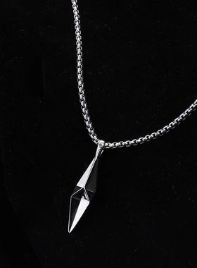 六芒星项链男小众个性立体几何设计吊坠百搭建议配饰时尚男士饰品