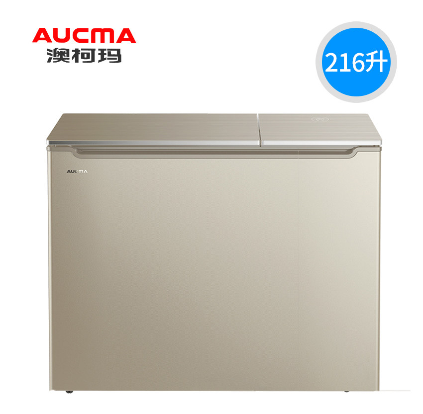 aucma /澳柯玛bcd-216cgex冰柜 奕尚电器冷柜