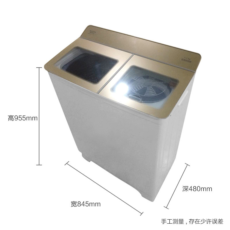 澳柯玛xpb100-2158s半自动洗衣机 奕尚电器洗衣机