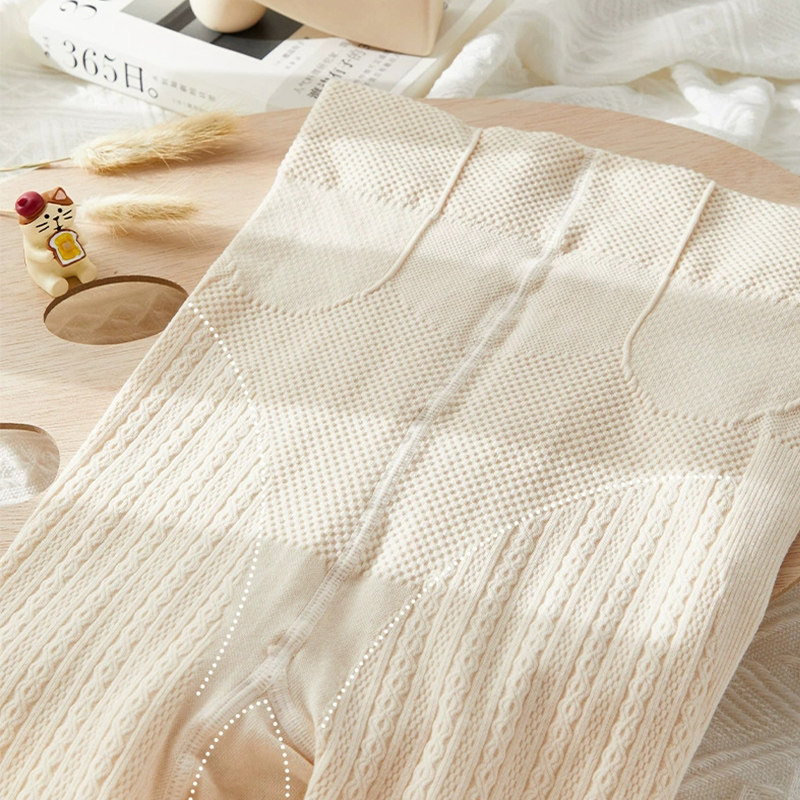 秋季高个子复古麻花连裤袜175个子棉质打底裤加长春秋薄款外穿白,淘宝优惠券,粉丝福利购,淘宝优惠卷