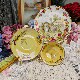 Western antique bayreuth German porcelain pearlescent glaze Chelsea rich bird gilt hard porcelain black tea cup and saucer in stock