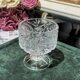 Western antique German-made heavy-duty machine-cut sunflower translucent crystal belly cup cocktail cup in stock
