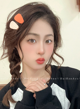 侧边碎发刘海夹子可爱甜美发夹