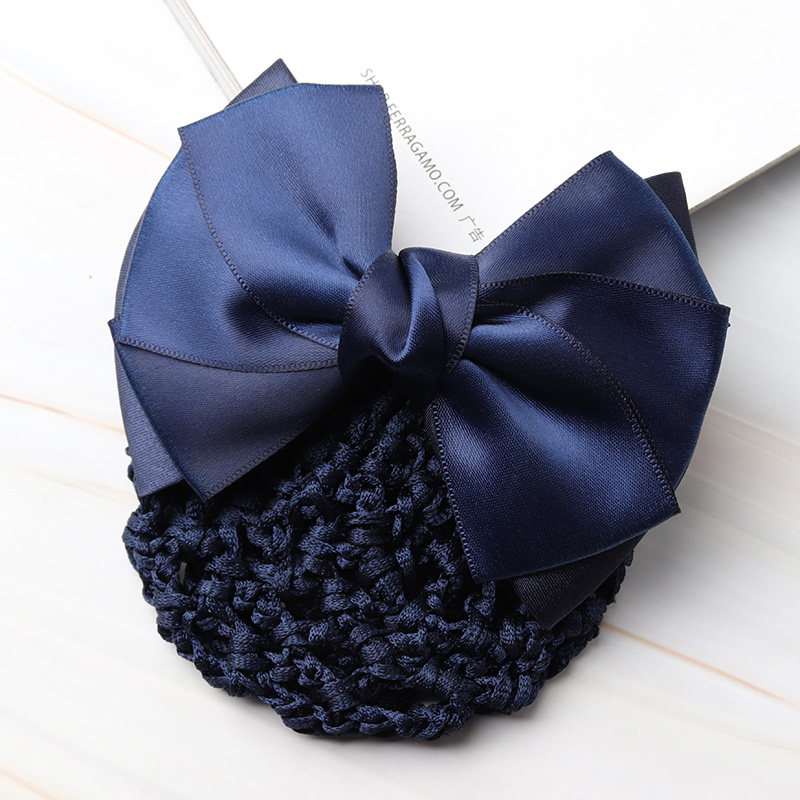 银行护士蝴蝶结员工网兜发夹职业头花发网发卡韩版发饰顶夹,淘宝优惠券,粉丝福利购,淘宝优惠卷