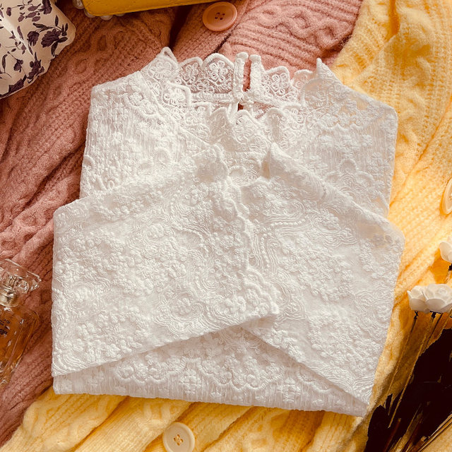 ເສື້ອຢືດ lace bottoming ເຄິ່ງຄໍເຕົ່າຂອງແມ່ຍິງ