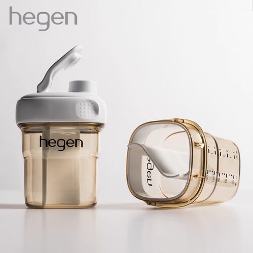 hegen奶瓶盖原装配件水杯盖分离隔喝水盖学饮杯储存盖储物直饮盖 - 图1