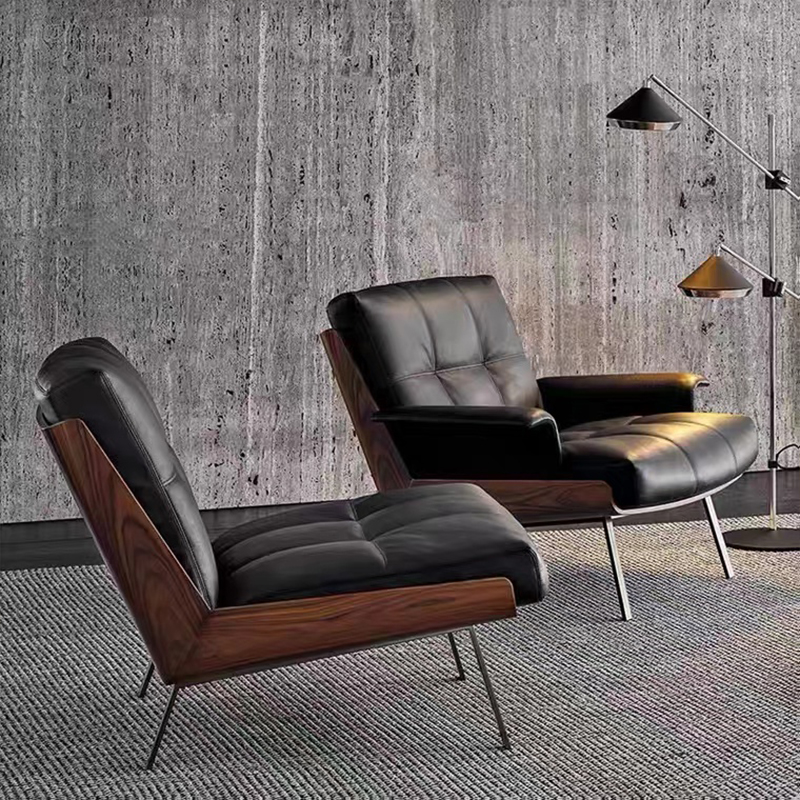 意式极简北欧沙发懒人单椅Daiki客厅设计师休闲椅家用客厅单人椅 - 图1
