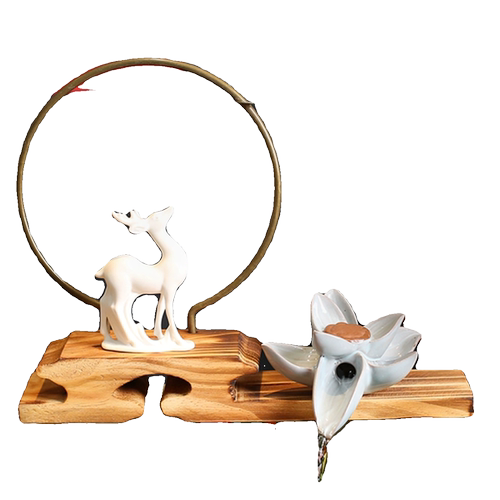 鱼缸水循环流水配件一体装饰品套装增氧造景摆件圆形家用古法养鱼 - 图3