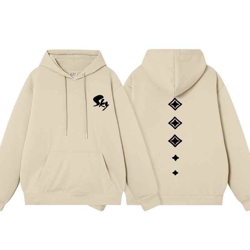 游戏光遇SKY周边连帽卫衣男女加绒二次元白鸟衣服男装帽衫秋冬潮,淘宝优惠券,粉丝福利购,淘宝优惠卷