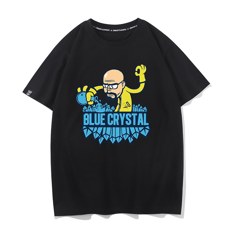 绝命毒师联名T恤美剧周边老白海森堡短袖炸鸡叔男女恶搞衣服,淘宝优惠券,粉丝福利购,淘宝优惠卷