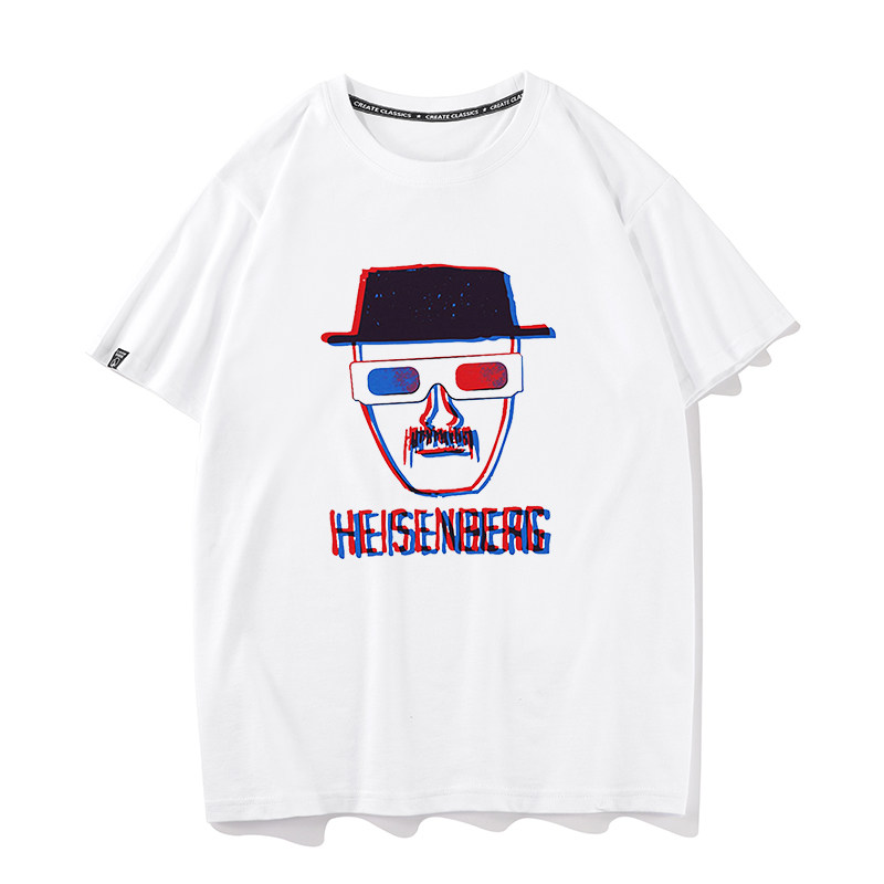 绝命毒师联名T恤美剧周边老白海森堡短袖炸鸡叔男女恶搞衣服,淘宝优惠券,粉丝福利购,淘宝优惠卷