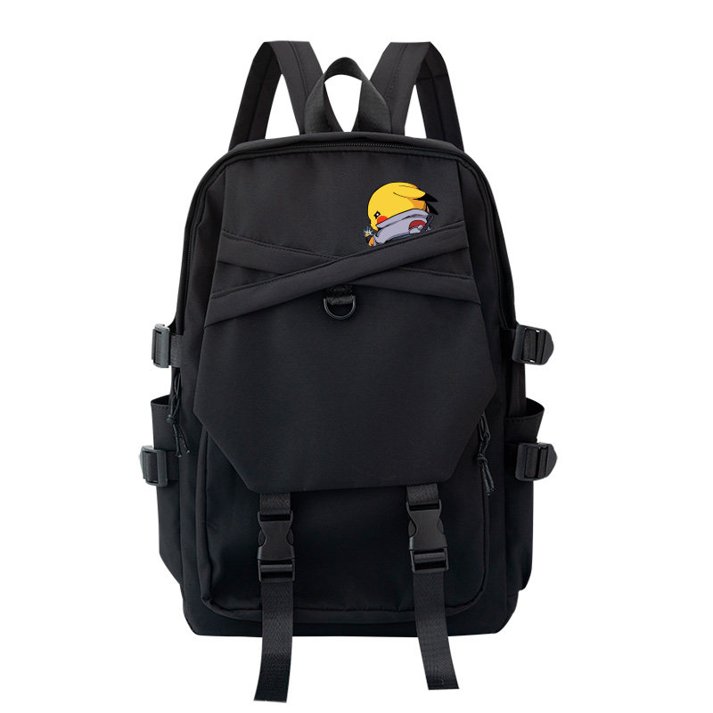 皮卡丘联名火影双肩背包忍者周边双肩包动漫卡通书包男 - 图1