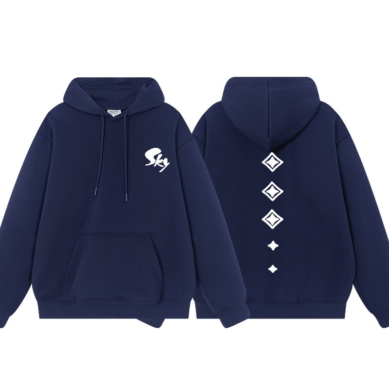 游戏光遇SKY周边连帽卫衣男女加绒二次元白鸟衣服男装帽衫秋冬潮,淘宝优惠券,粉丝福利购,淘宝优惠卷
