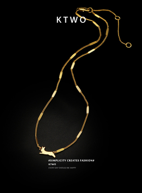 本命年兔子项链女高级设计感颈链