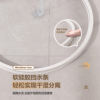 No punching bathroom shower curtain curved magnetic set