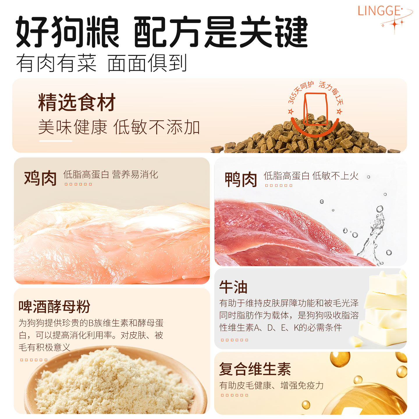 领格低温烘焙鲜肉狗粮幼犬奶糕成犬老犬小型犬通用型全价烘焙犬粮,淘宝优惠券,粉丝福利购,淘宝优惠卷