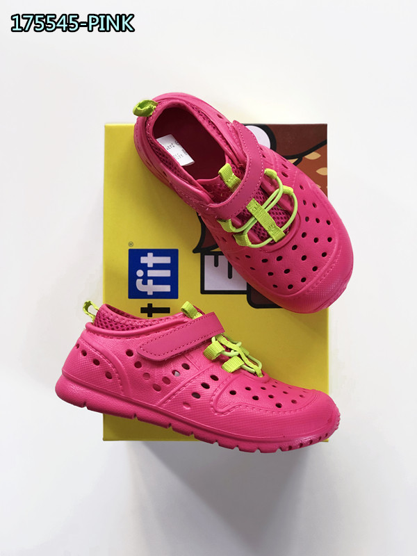 外贸尾货夏季男女童凉鞋轻便透气儿童鞋洞洞鞋防滑速干包头沙滩鞋