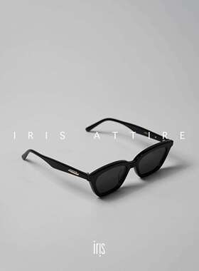 墨镜黑色板材猫眼太阳镜