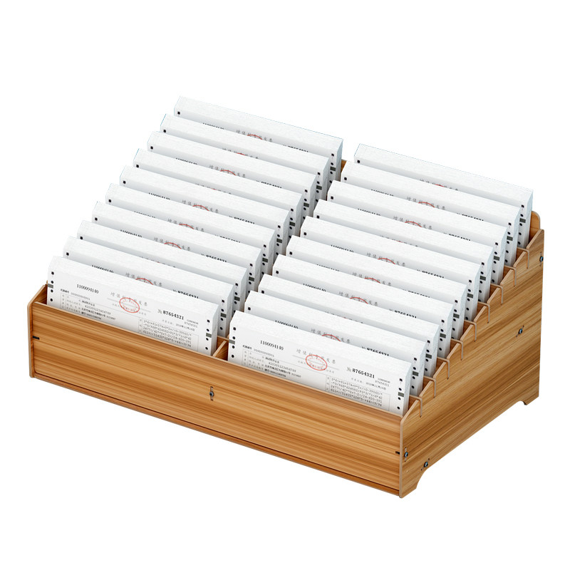 收据送货单收纳架票据收纳盒桌面财务单据分类快递单凭证整理盒,淘宝优惠券,粉丝福利购,淘宝优惠卷