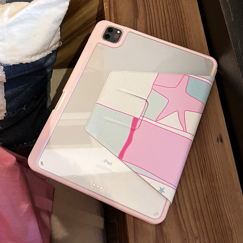 take1slow原创粉蓝pad10保护套适用ipadpro202/air5多型号mini56 - 图0