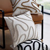 Nordic light brown home fabric simple modern pillow